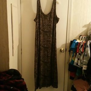 Dots Leopard Print Dress